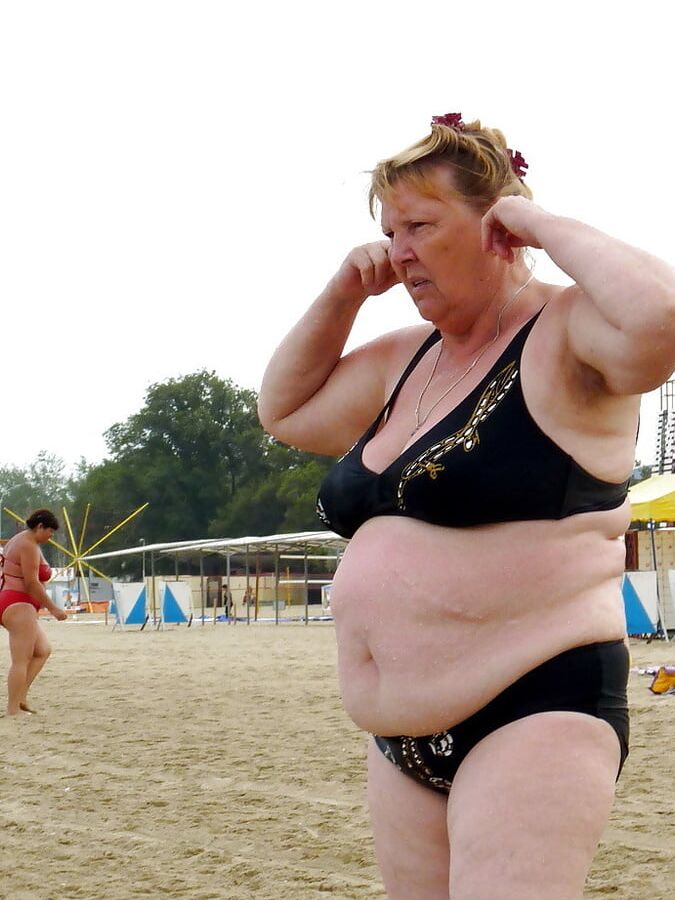 Bbw mix (Big older women in swimsuite)