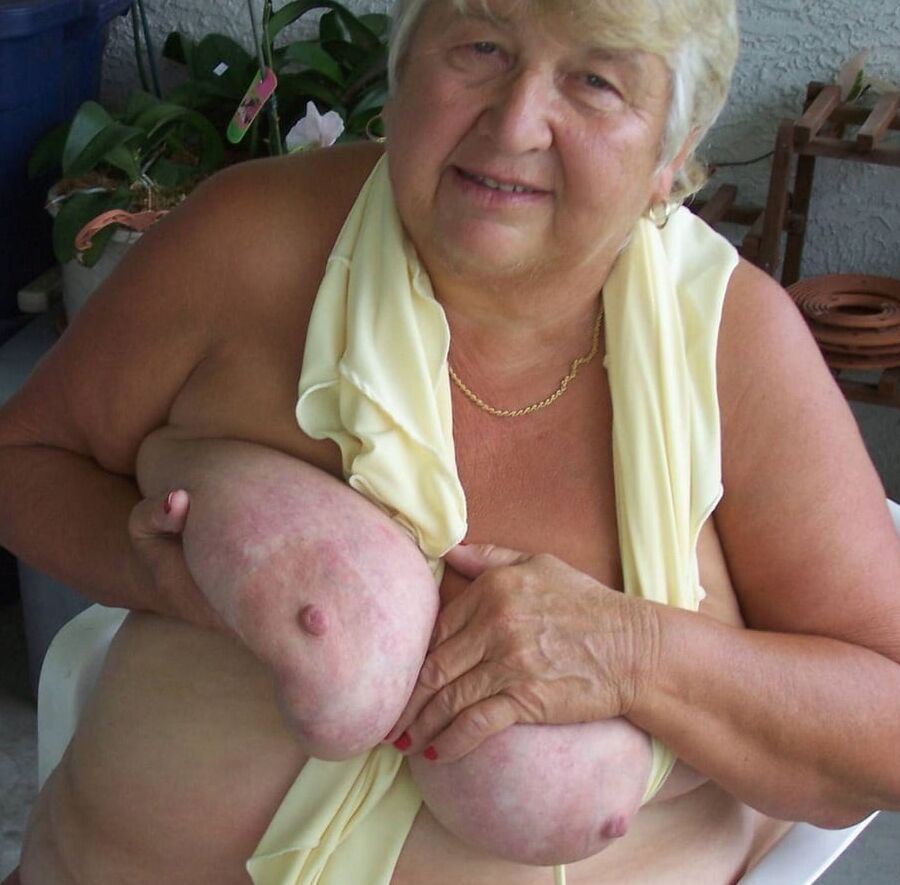 Granny big boobs