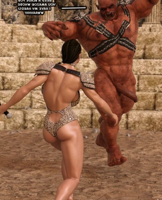A   Amazon vs Orc