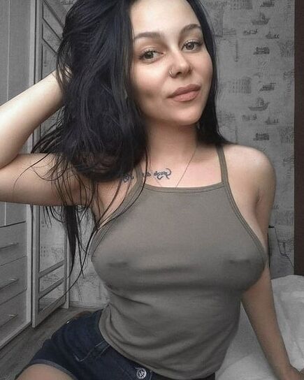 nipples through tops