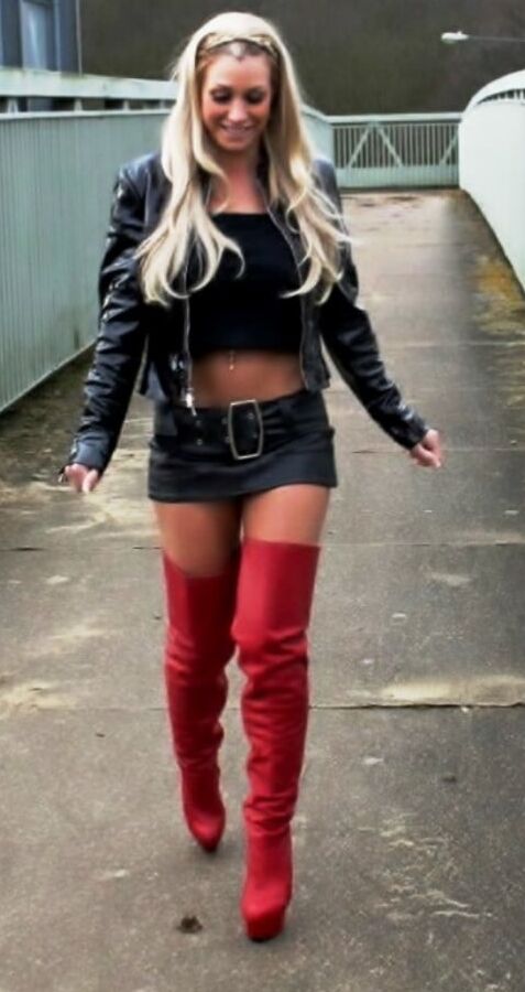 Wives and matures in leather n pvc