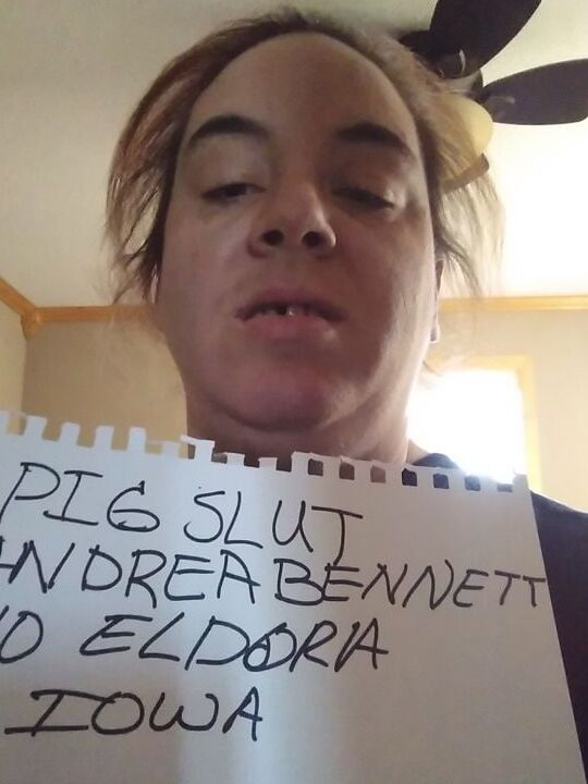 Pig slut Andrea Bennett