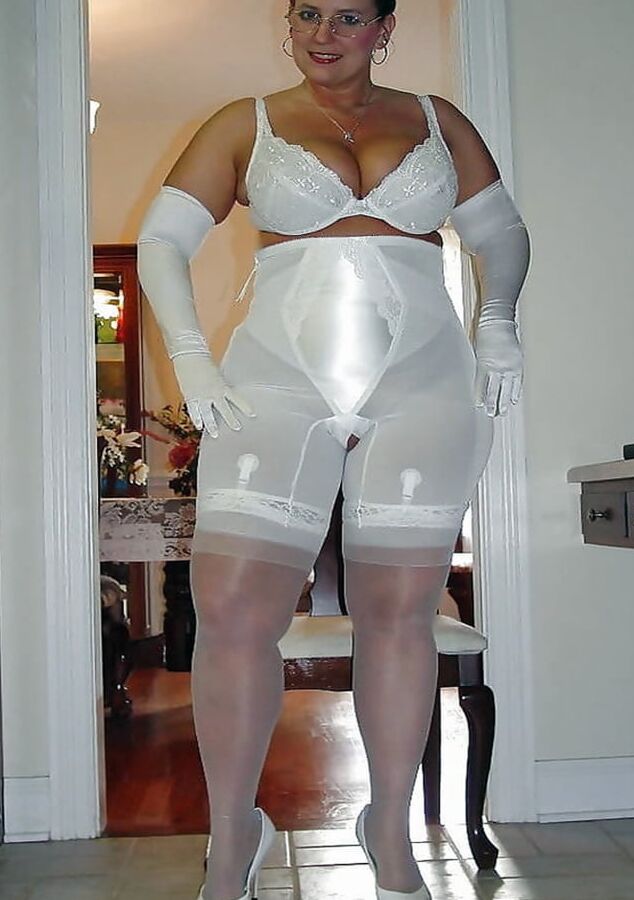 All white