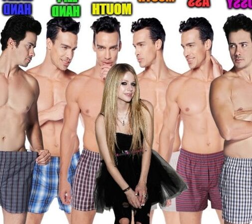 Celebrity gangbang captions (Avril)