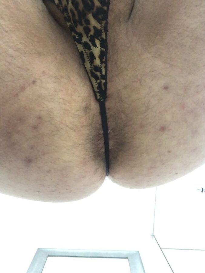 I love wearing my wifes sexy panties