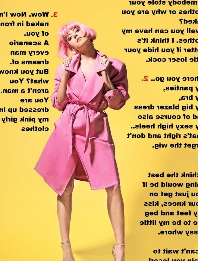Celebrity Femdom Caption - Sissy