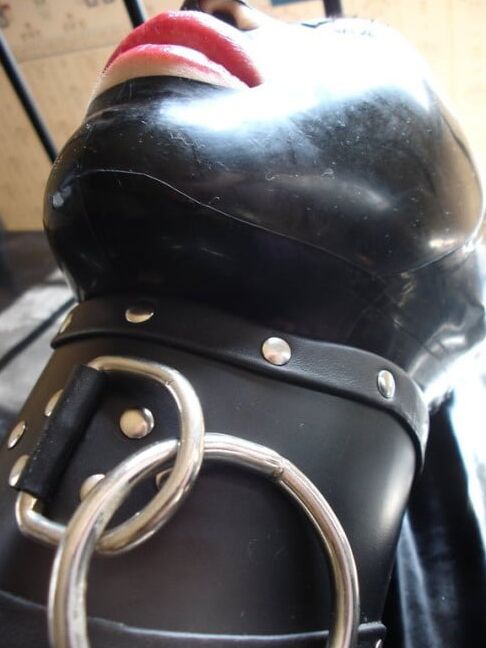 Girls in latex and mask