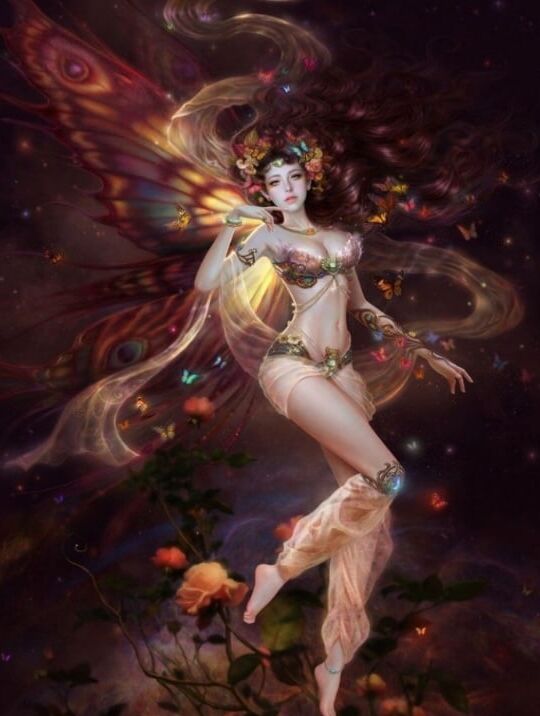 Artistic work fantasy women fantasy arts