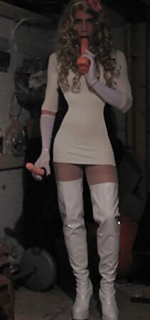 All white