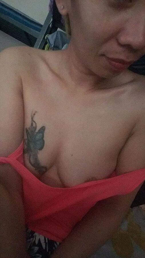 My perky boobs with tattoo