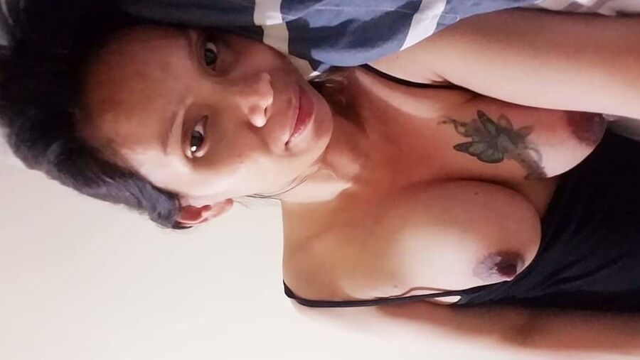 My perky boobs with tattoo