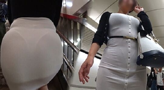 Clothed butt