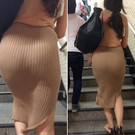Clothed butt