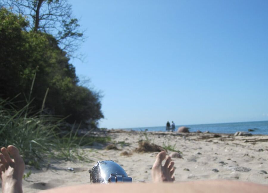 chastity belt on beach