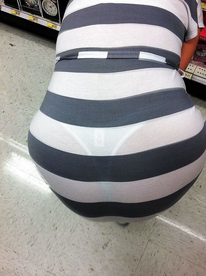 Clothed butt