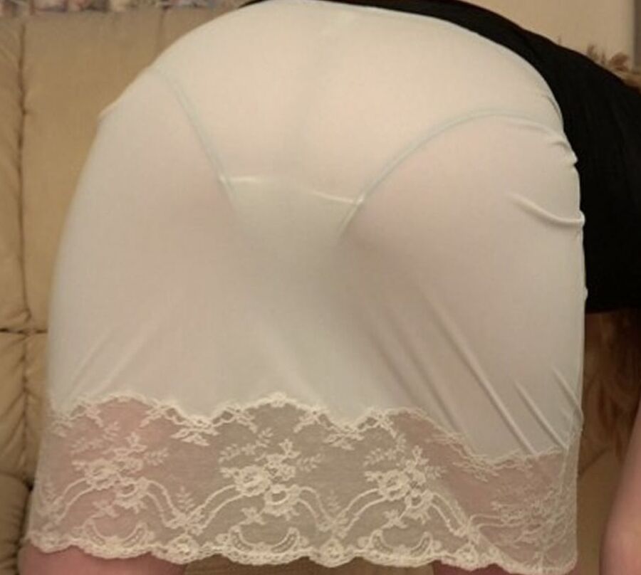 Silky Vintage Panties Bras Lacy Half Slips Sexy Full Slips