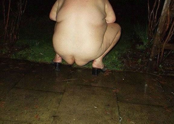 Granny pissing