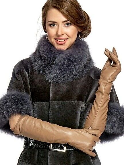 Brown Leather Gloves - by Redbull