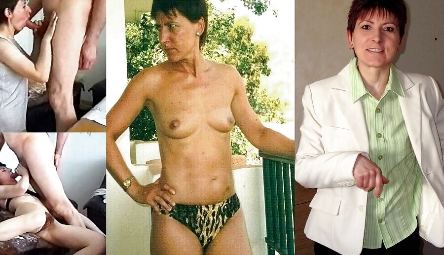 Granny Norine dressed and undressed