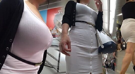 Clothed butt