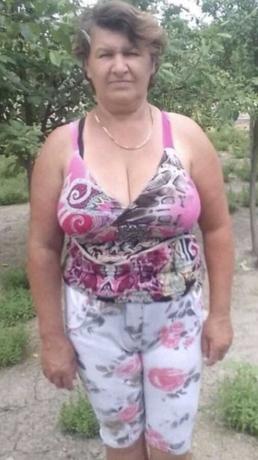 Clothed Granny - Big Boobs