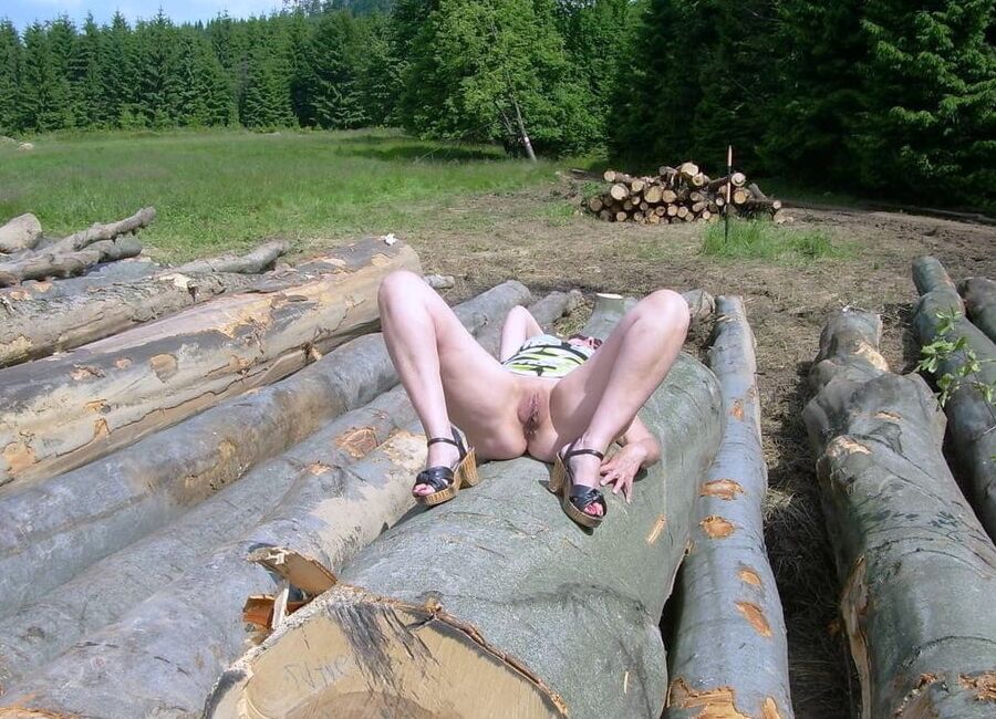 Sexy Granny Posing