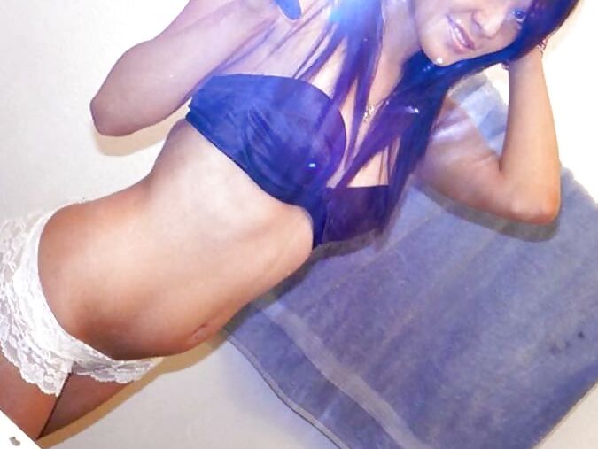 Cute girl naked in room