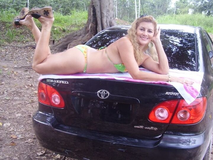 Compilation - women &amp; cars .