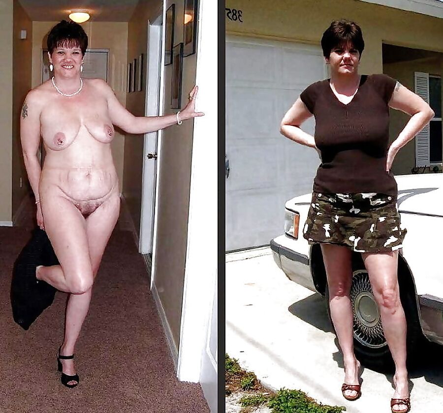 dressed undressed mature amateurs