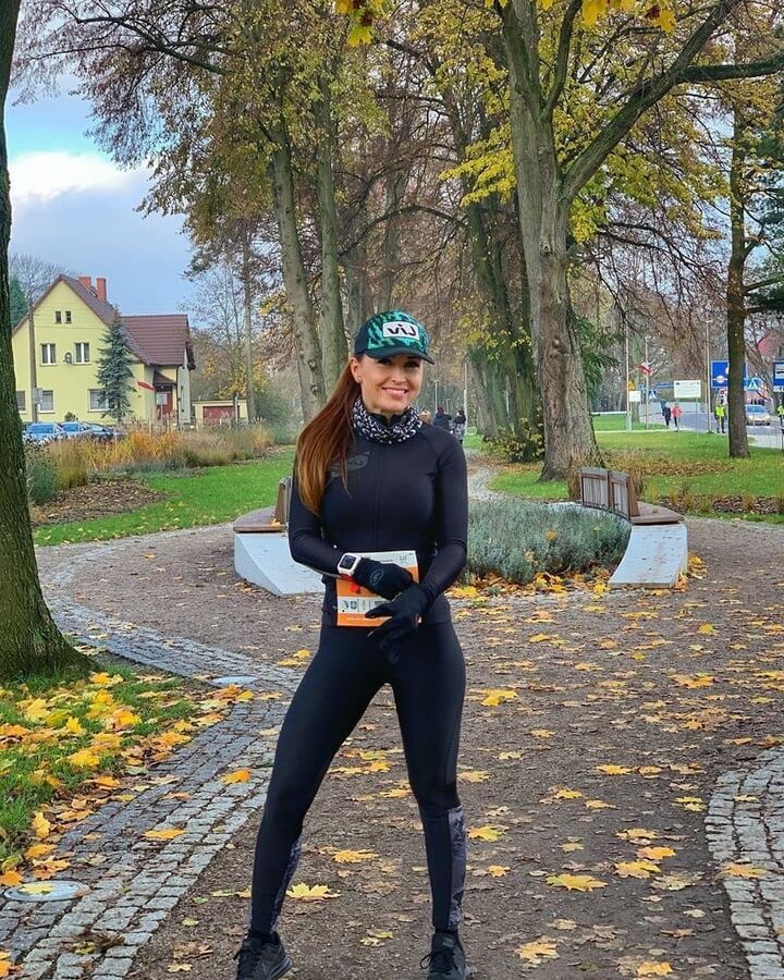 Girl Wearing Cycling Tights