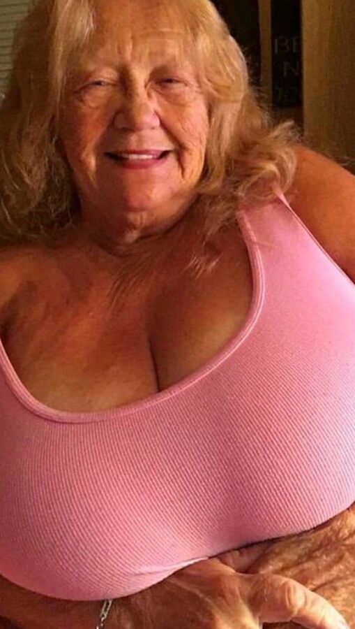 Clothed Granny - Big Boobs