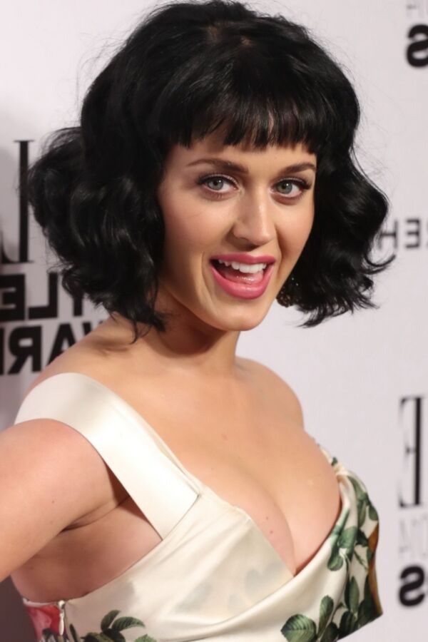 Katy Perry Transparent Dress With Visible Breasts