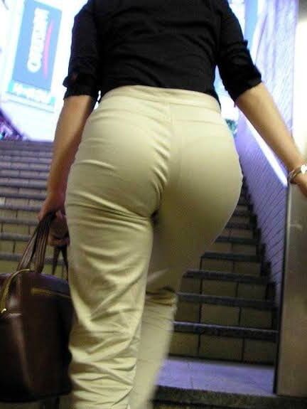 Clothed butt