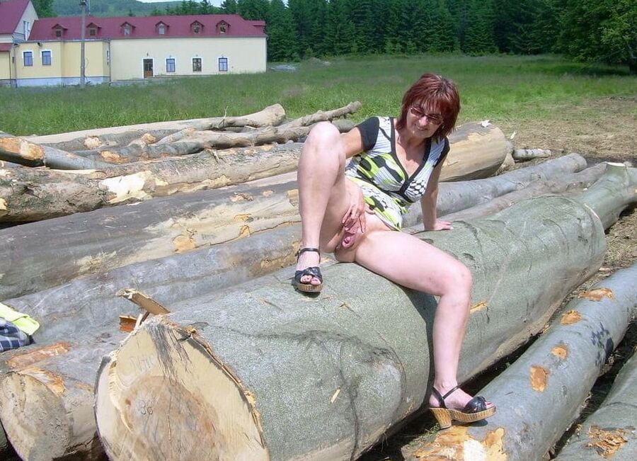 Sexy Granny Posing
