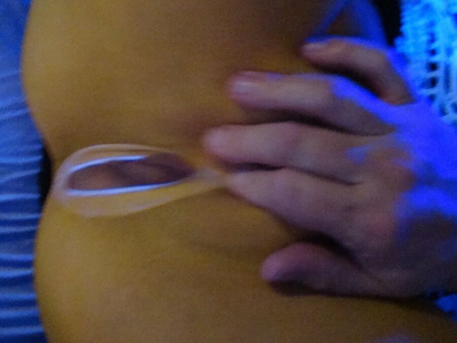 Pantyhose Masturbation Wand Fucking