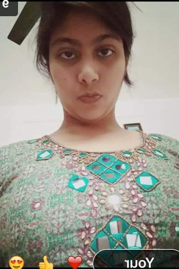 Village girl stripping nude on video call ()