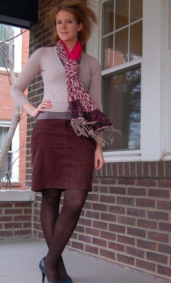 USA Fashionista Wife in Tights