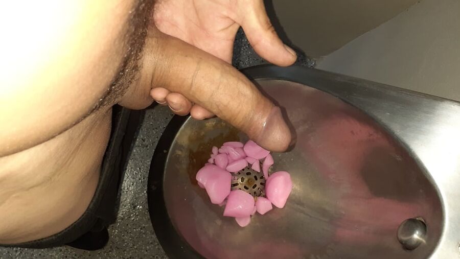 Out and about with my horny cock looking for a hungry mouth