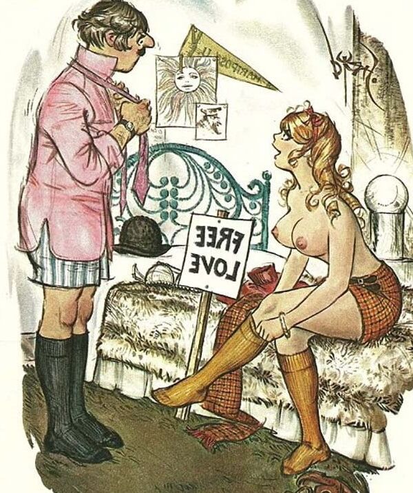 assorted erotic drawings with horrors