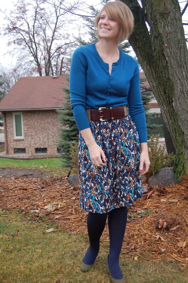 USA Fashionista Wife in Tights