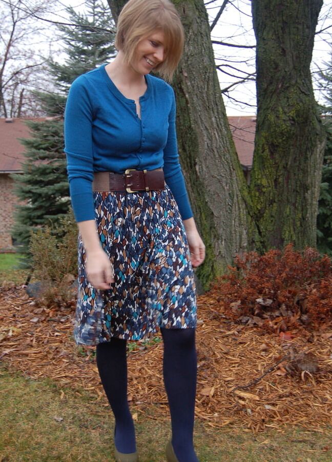 USA Fashionista Wife in Tights
