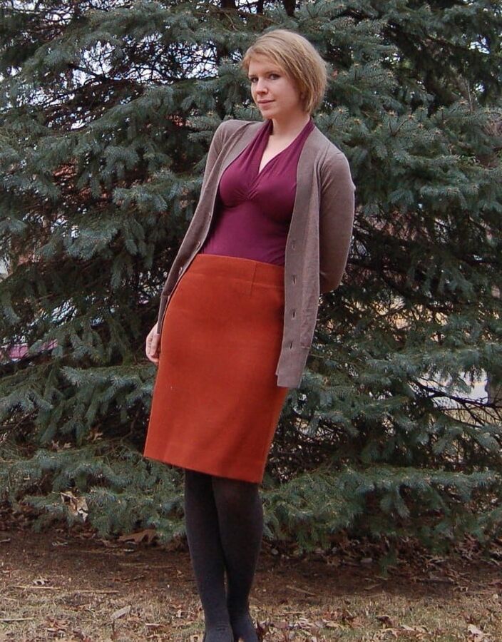 USA Fashionista Wife in Tights