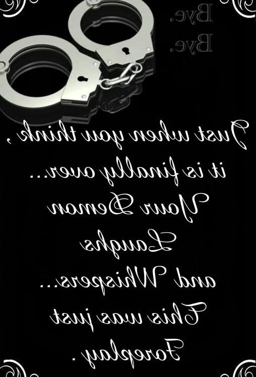 BDSM-text , Bye.Bye. Made