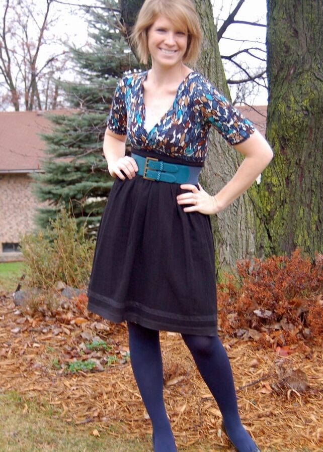 USA Fashionista Wife in Tights