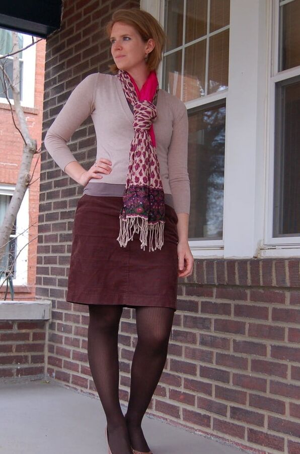 USA Fashionista Wife in Tights