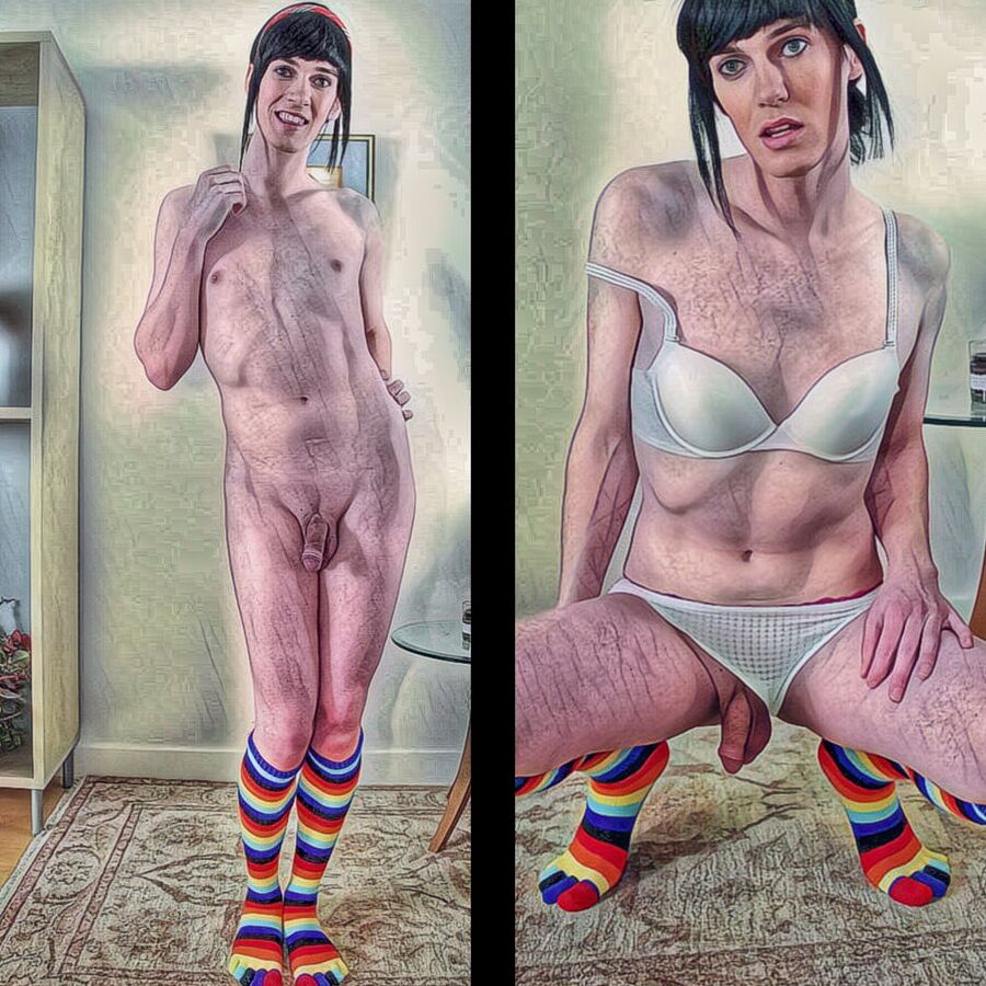 Shemales in socks