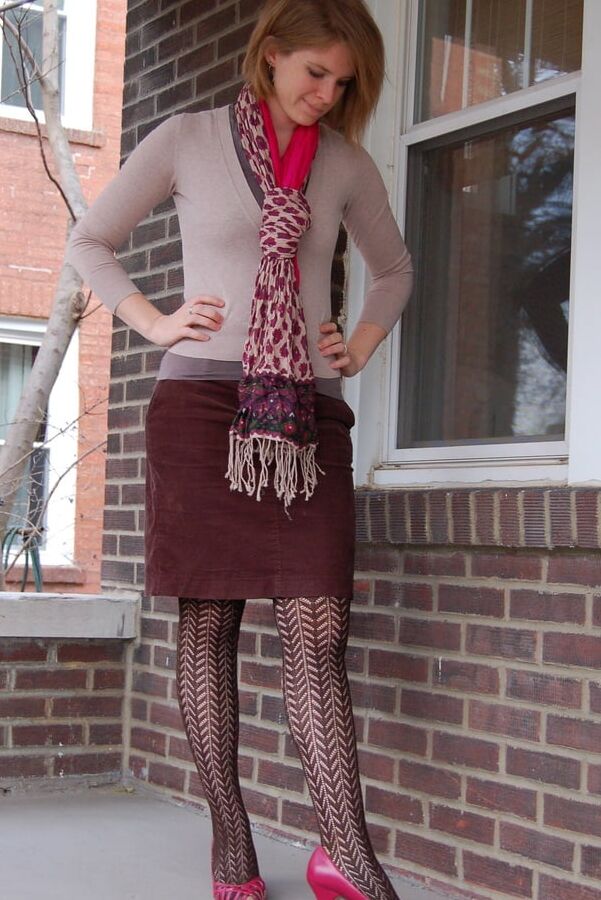 USA Fashionista Wife in Tights