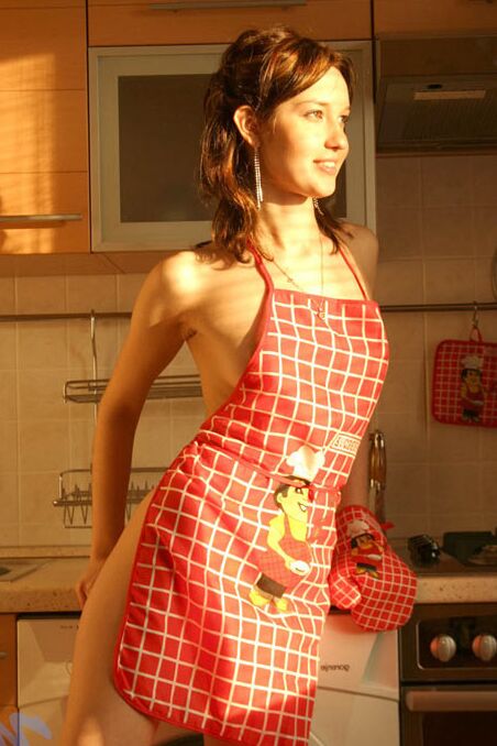 Loading The Dishwasher Wearing Only My Mules