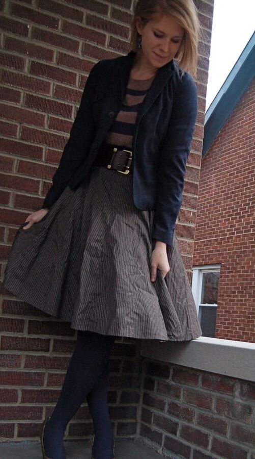 USA Fashionista Wife in Tights