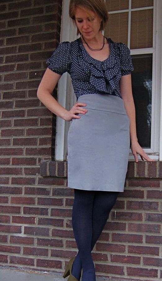 USA Fashionista Wife in Tights